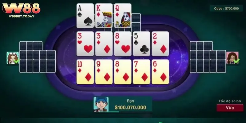 Các bước tham gia chơi bài binh xập xám online